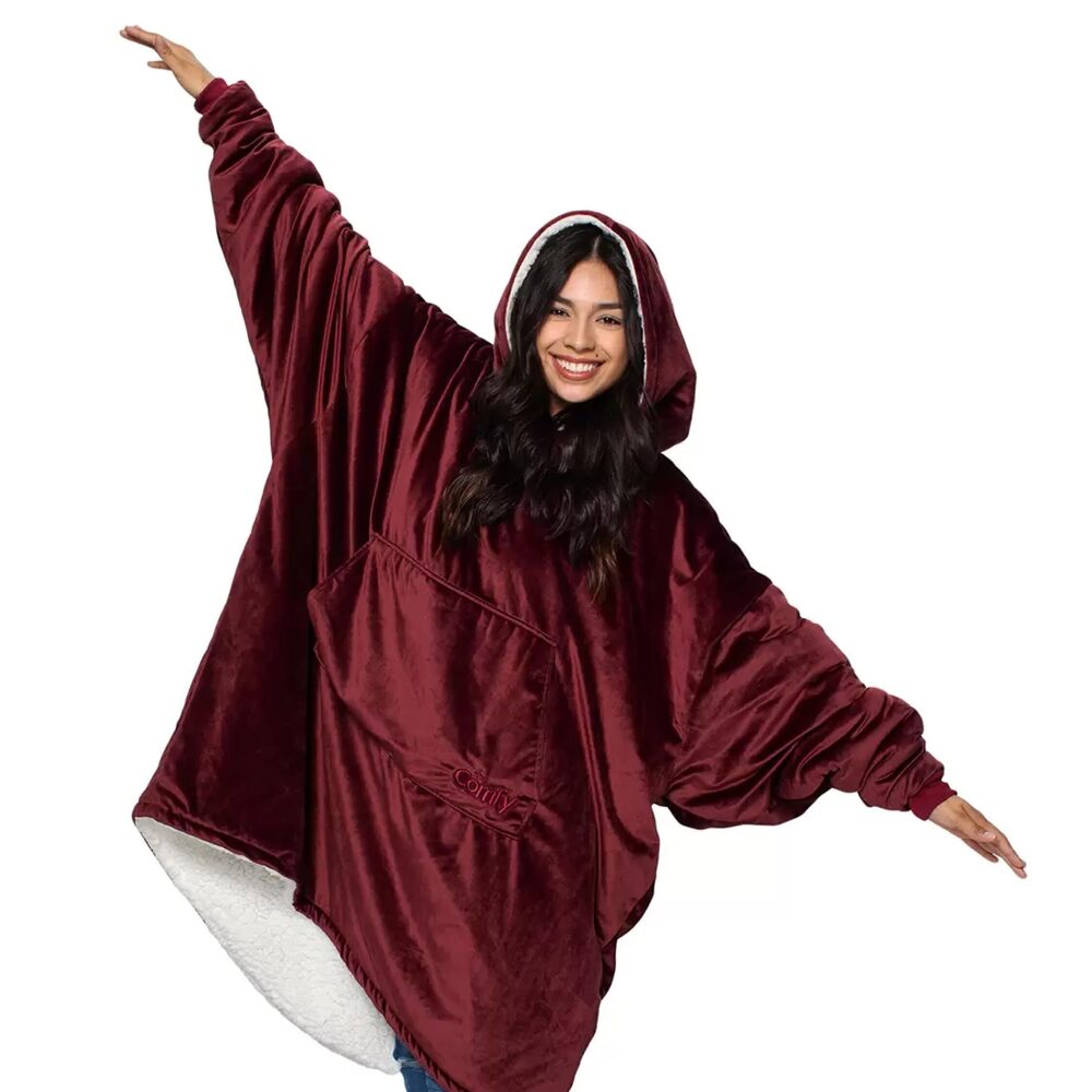4563 Original | Sherpa Lined Microfiber Fleece Wearable Blanket, Oversized